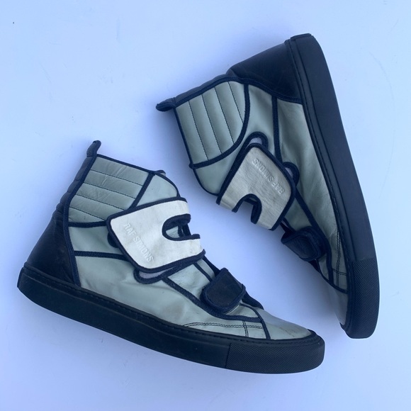 raf simons velcro high top